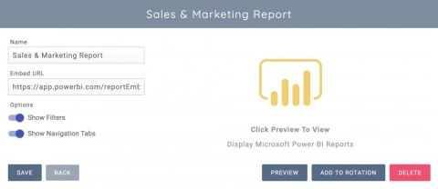 Display Microsoft Power Bi Reports On Screens In Your Office Vuepilot